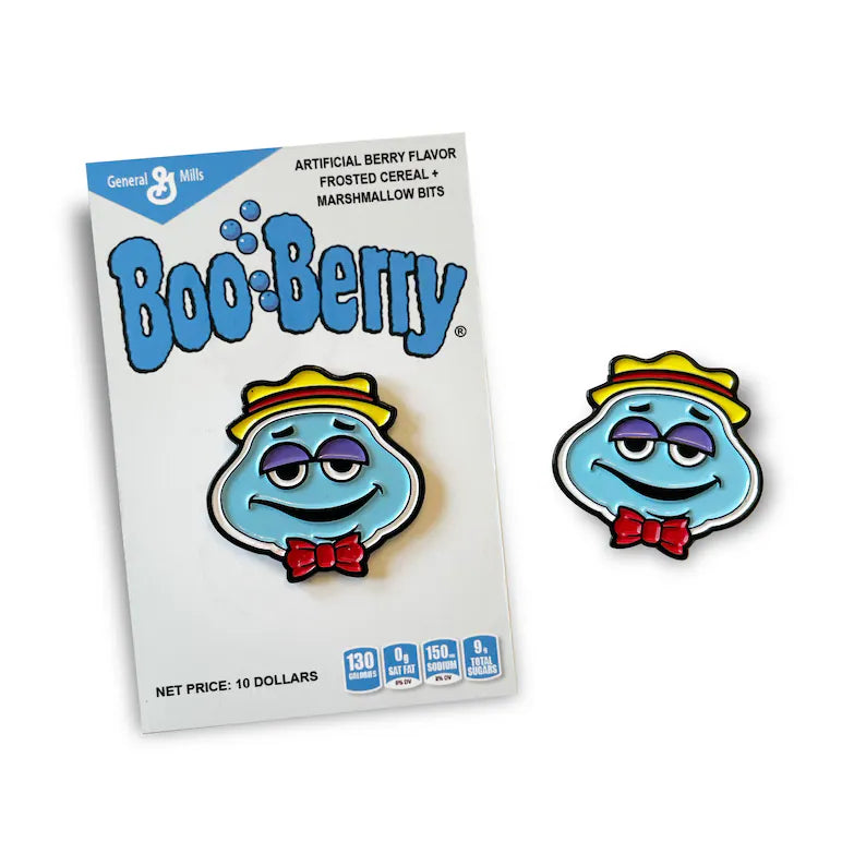 Retro Cereal Box ENAMEL PiN by mattcandraw