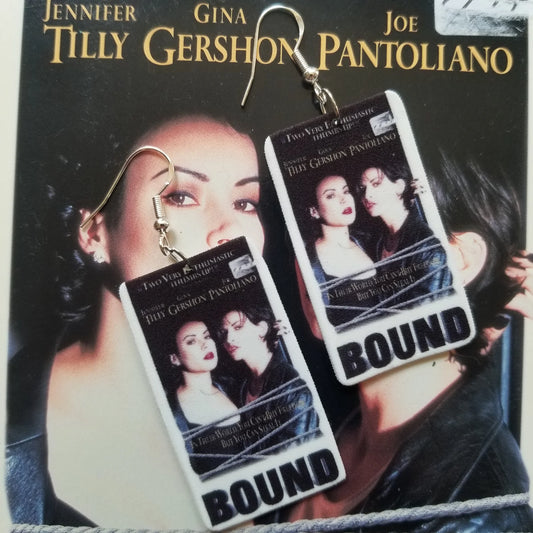 Bound VHS Cover EARRINGS
