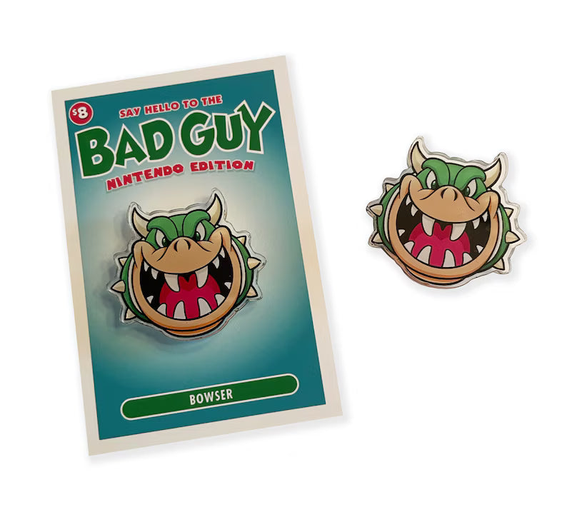 Bowser ACRYLIC PiN by mattcandraw