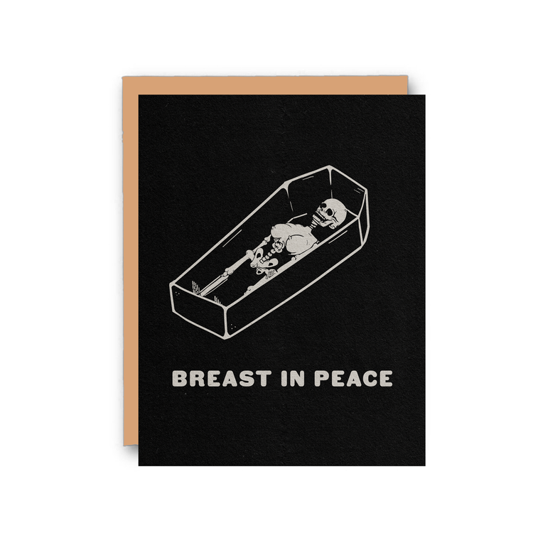 Breast in Peace Blank GREETiNG CARD