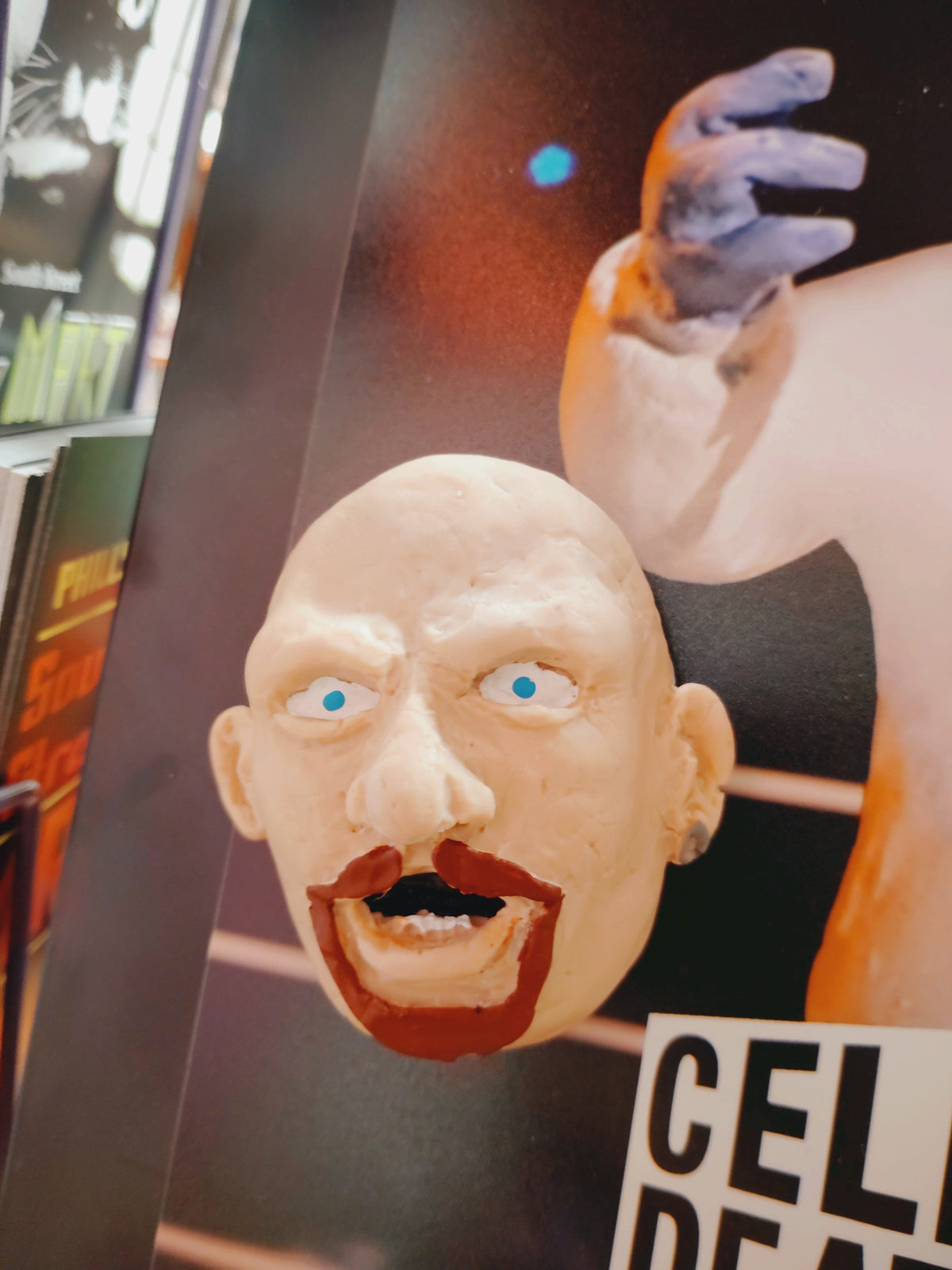 Celebrity Death Match Hand-sculpted MAGNET Collectible from original puppet master Carl Paolino!