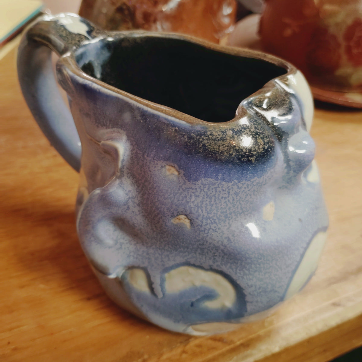 Blue Stars and Sky Ceramic Beeb Head MUG