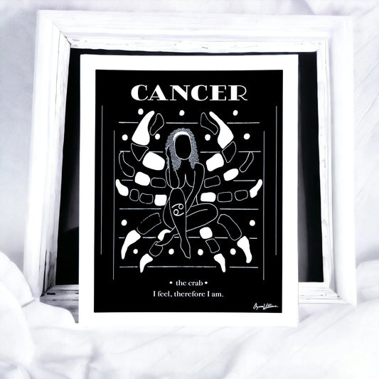 Cancer Zodiac PRiNT by Solo Souls