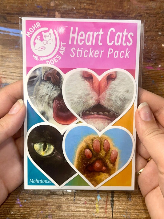 Heart Cats STICKER PACK