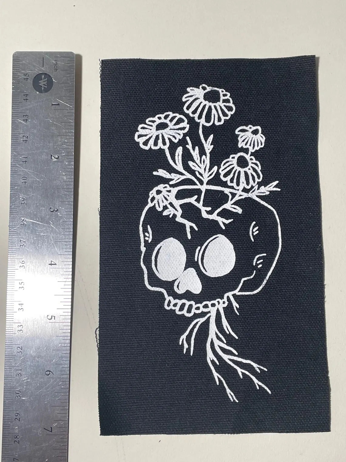 Chamomile Flower Skull PATCH