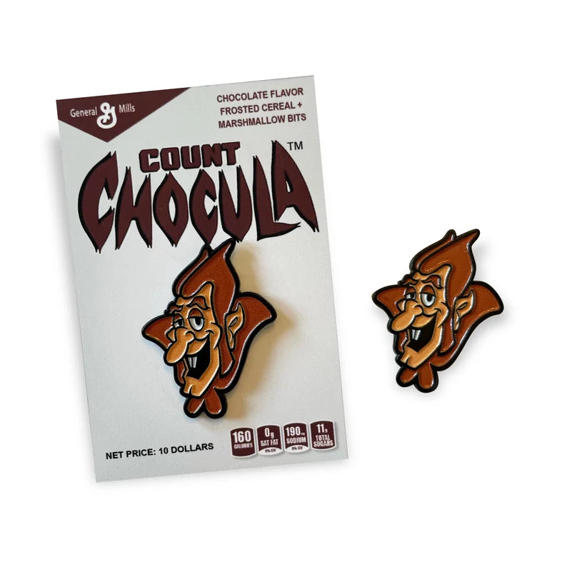 Retro Cereal Box ENAMEL PiN by mattcandraw