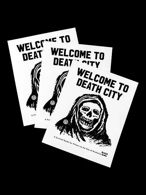 Welcome to Death City FRAMED PRiNT by Doomed Future