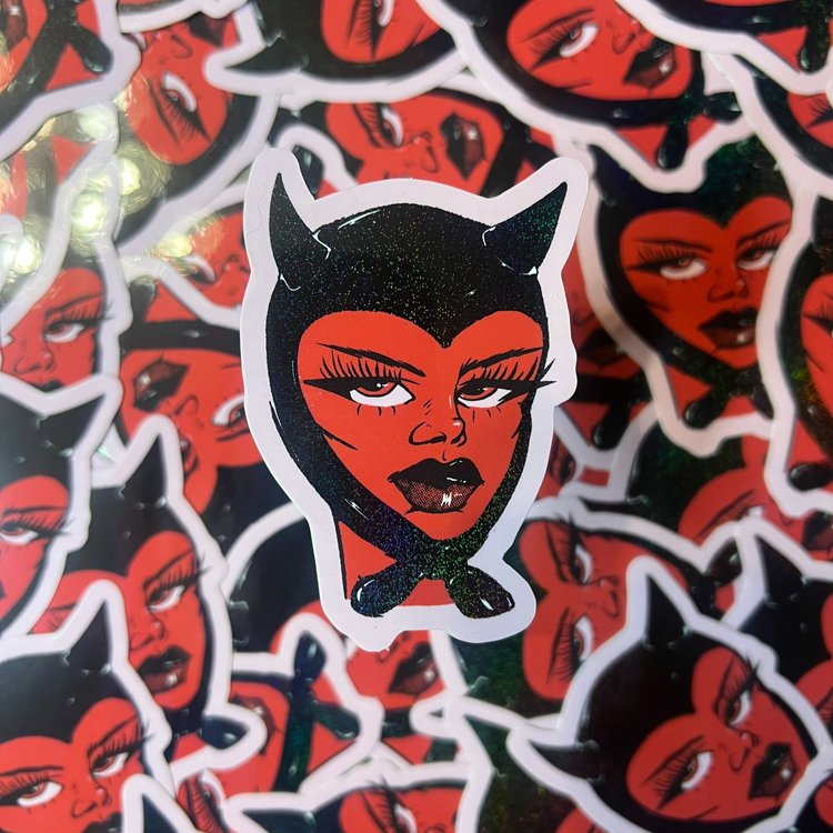 Pixie Dust Devil Lady STiCKER