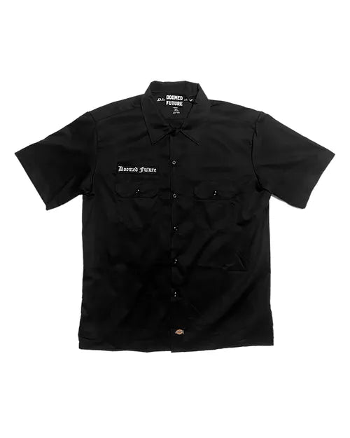 Doomed Future Dickies WORK SHiRT - Large -