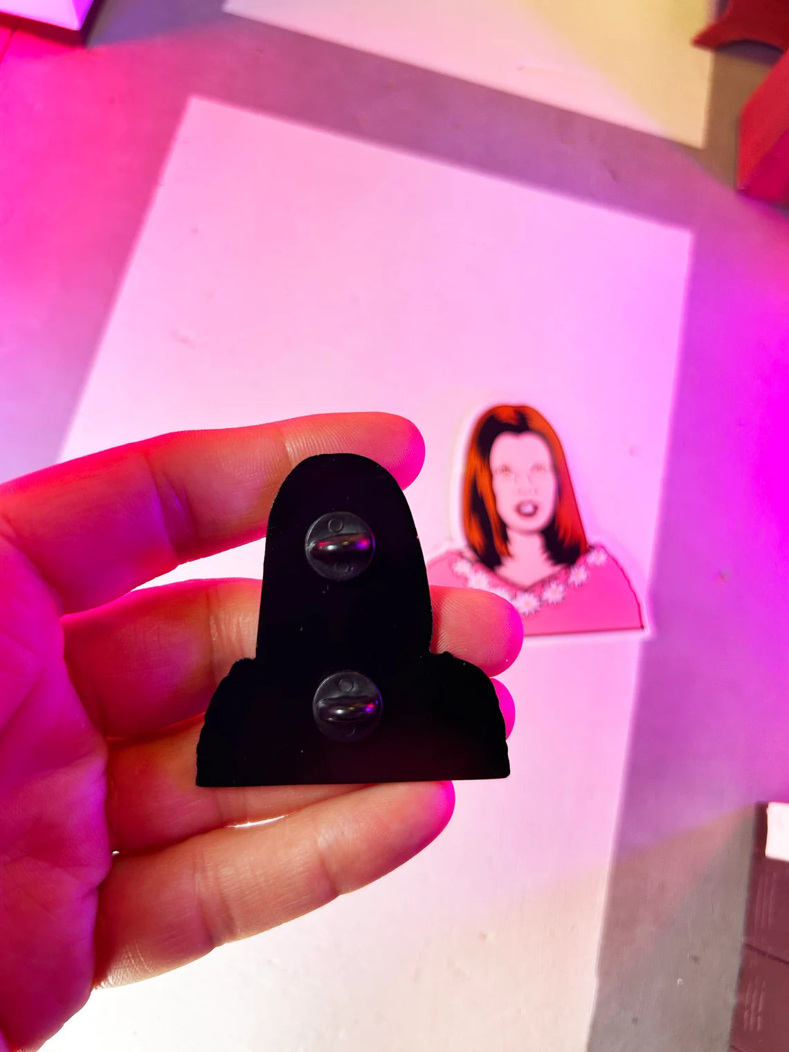 Doppelganger Vampire ENAMEL PiN by Slayerfest 98