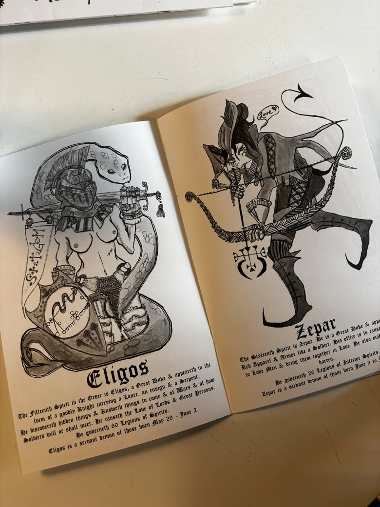 Arts Goetia: Diabolical Dukes Vol. 1 ZiNE by Ash Anathema