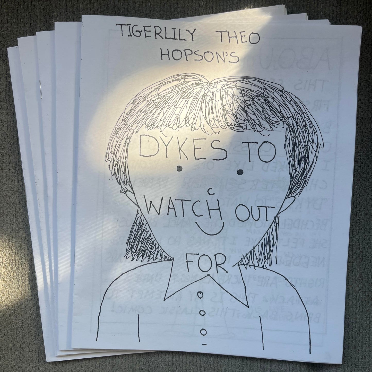 Tigerlily Theo Hopson's Dyke to Watch Out For ZiNE / COMiC