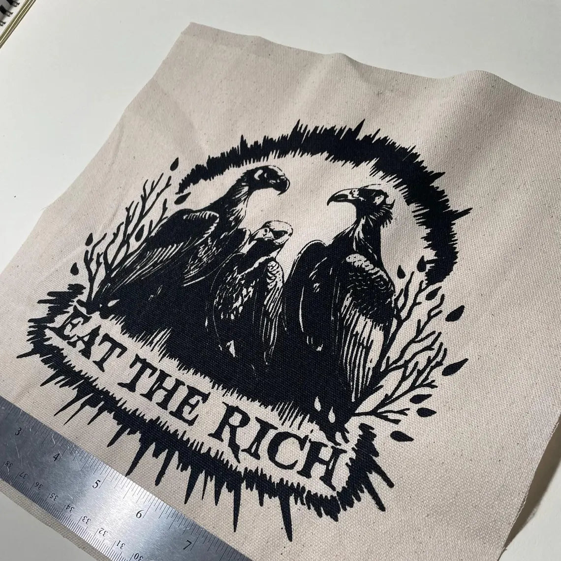 Eat The Rich BACK PATCH