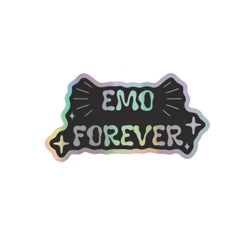 Emo Forever Holographic STICKER,