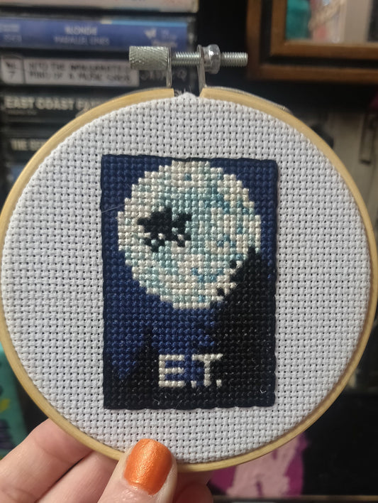 ET CROSS STiTCH HOOP by Stitched and Bewitched
