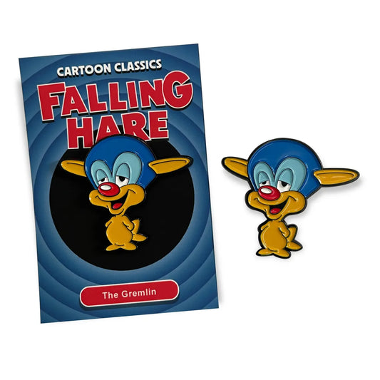 Falling Hare ENAMEL PIN by mattcandraw