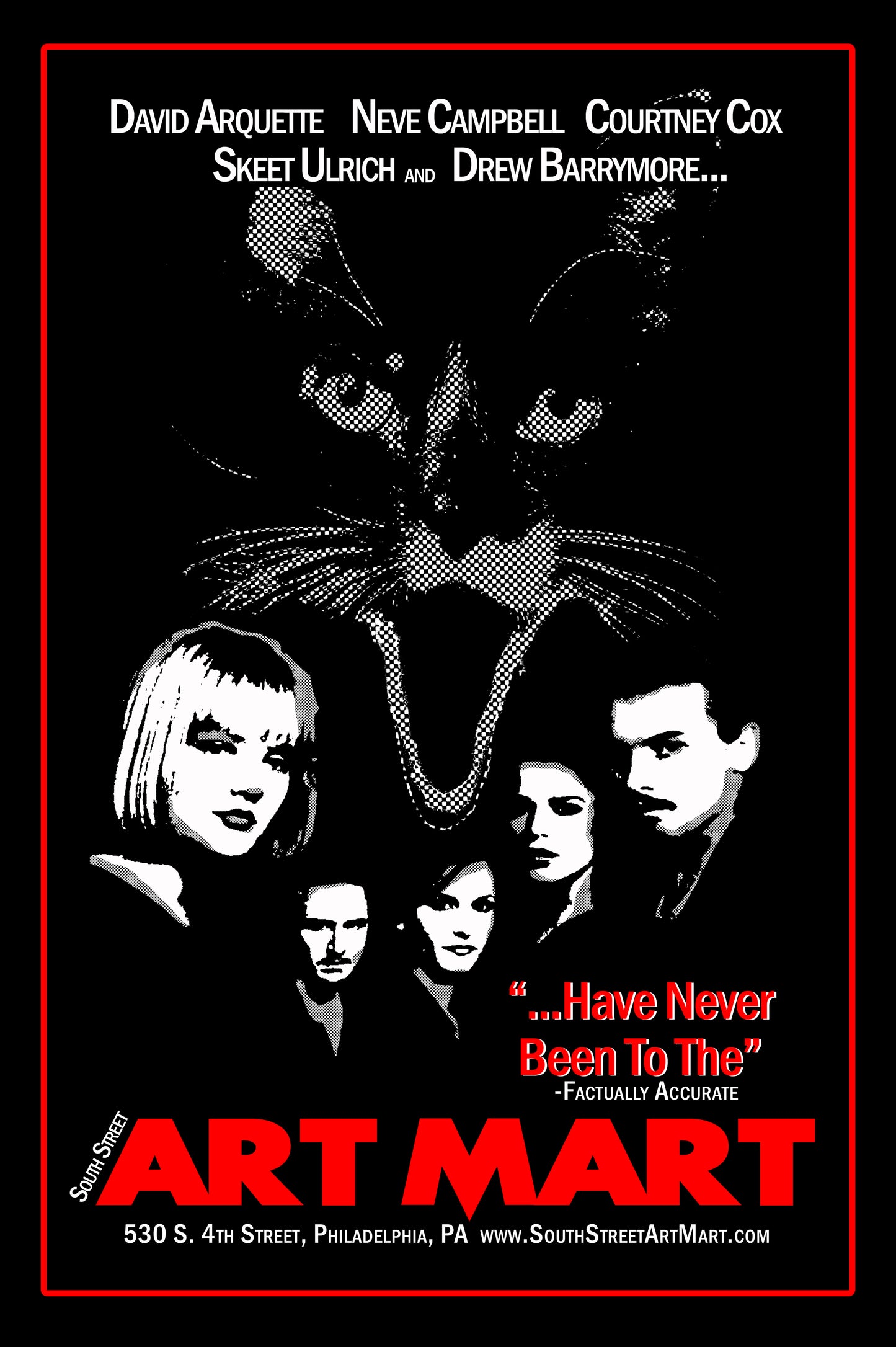 Nova Cat Horror Movie Mashup POSTCARDS