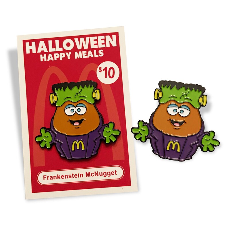 Halloween Nugs ENAMEL PIN by mattcandraw