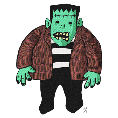 Frankie STICKER by Matt McGinnis