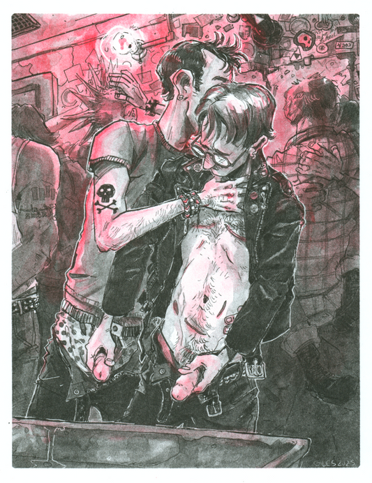 Midnight at the Bar (18+) PRiNT by Giles Crawford