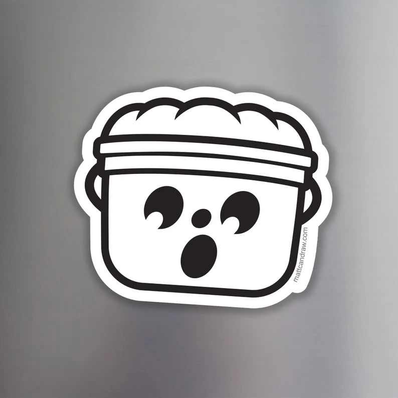 Boo Pails MAGNET by mattcandraw