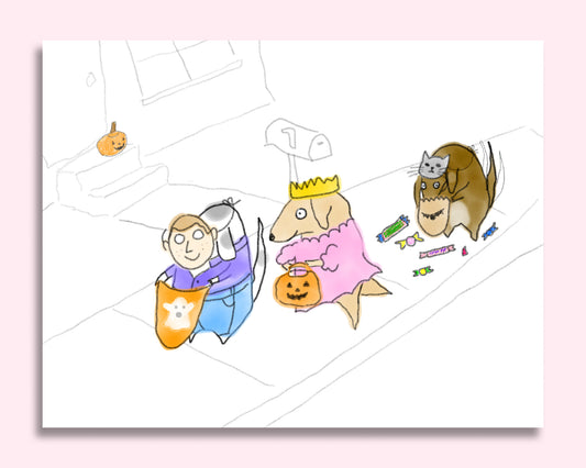 Trick or Treat CARD