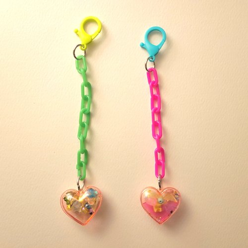 2-in-1 Heart CHAiNS by Starly Art Studio