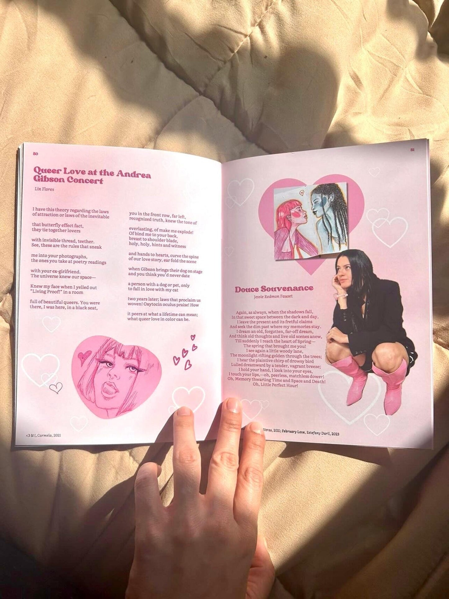 Unfold Issue No 01: Love Zine | Poetry, Art, Illustration, Photography Collaborative DIY Magazine | Inspo Book for Writers, Poets, Artists