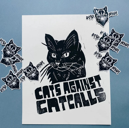 Cats Against Catcalls PRINT by Jen Designs