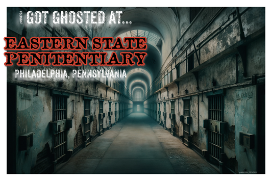 I Got Ghosted at Eastern State Penitentiary POSTCARD