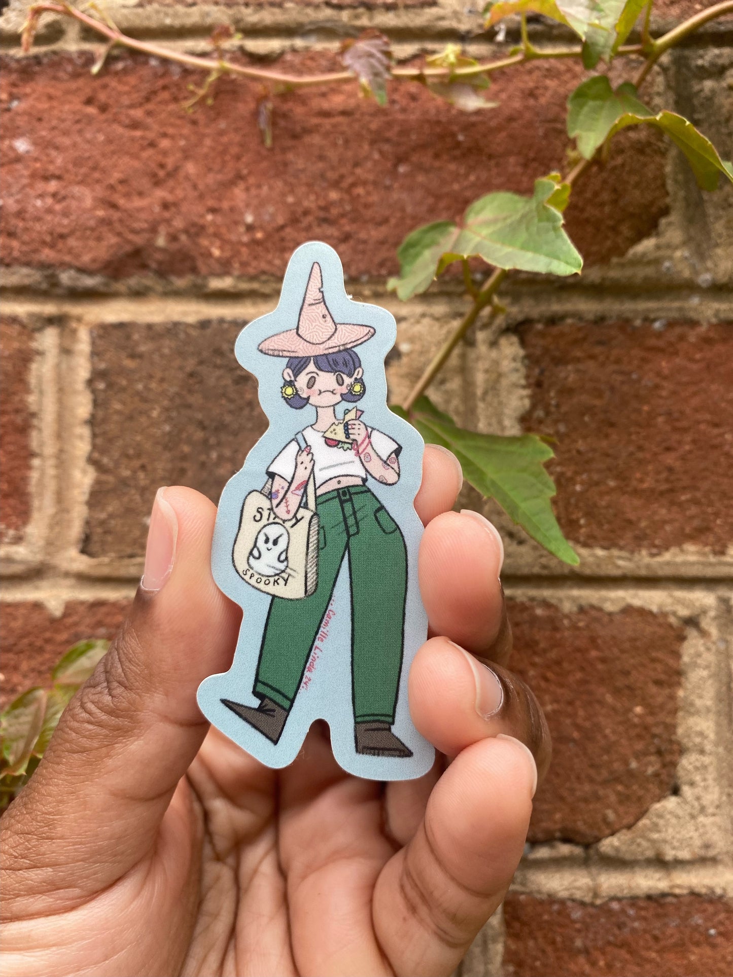 Sandwich Witch STiCKER by Camille Cherry