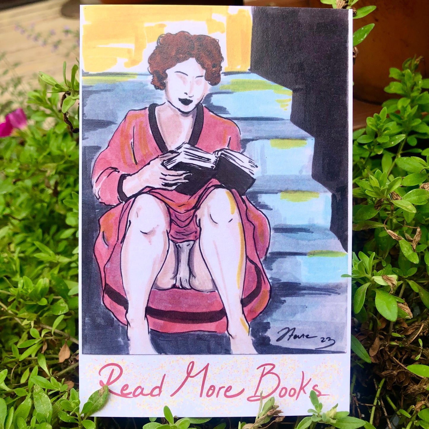 Read More Books POSTCARD / SMALL PRINT