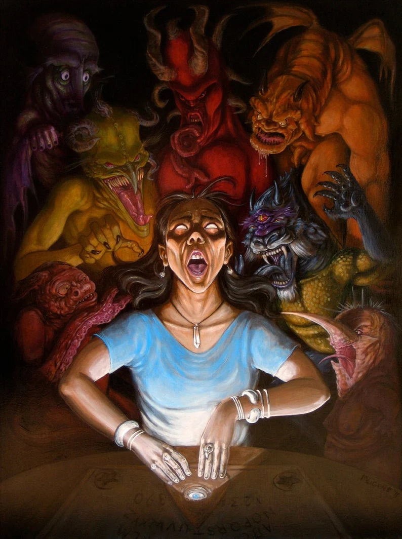 Ouija Conjuring PRINT by Monique Ligons