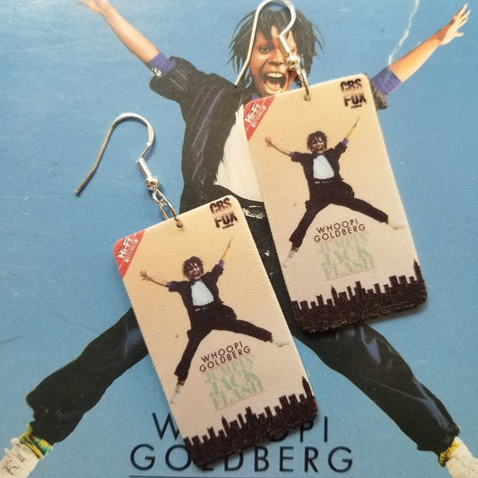 Jumping Jack Flash VHS Cover EARRINGS