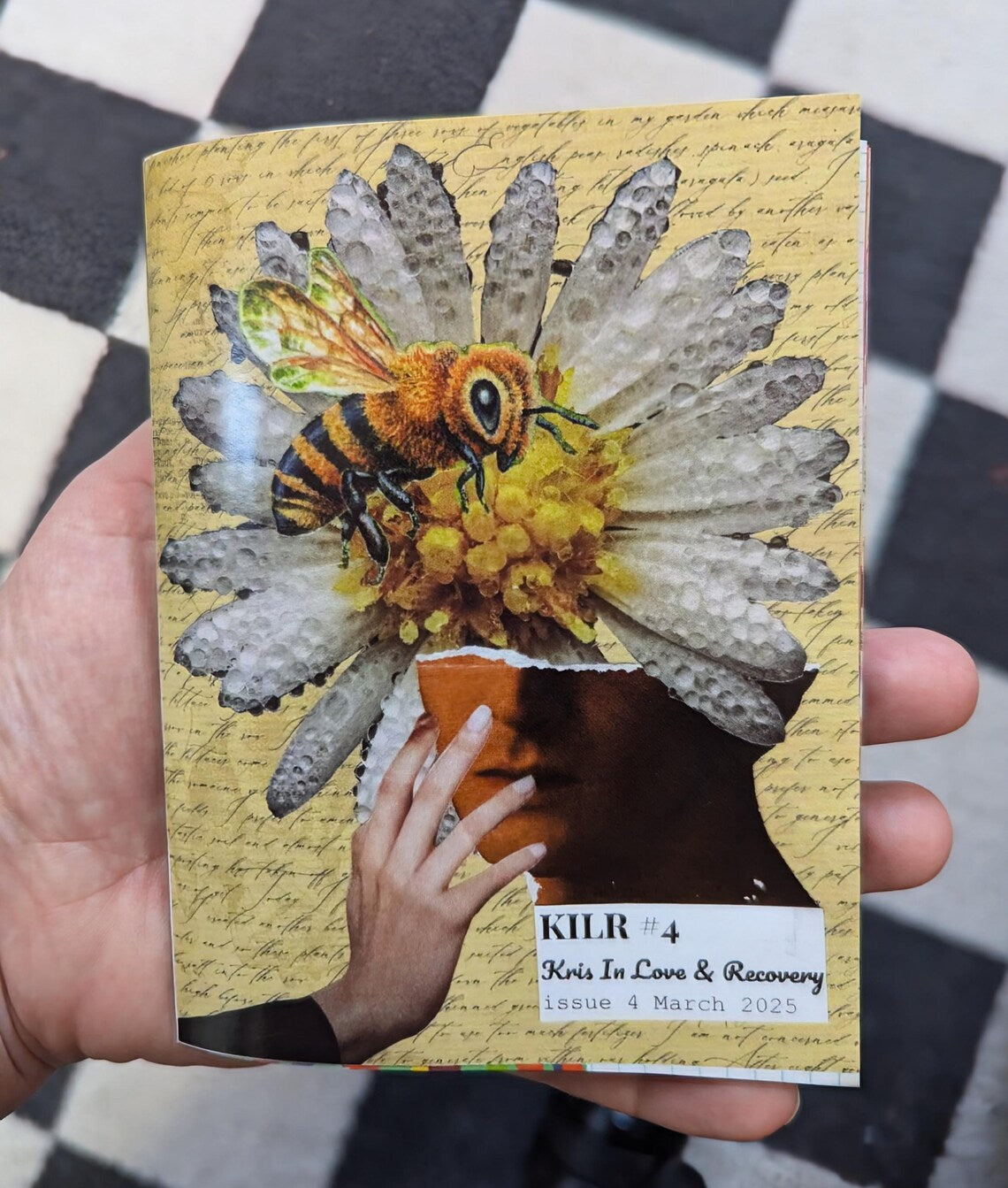 KILR #4 Kris In Love & Recovery ZiNE (perzine, original poetry, chapbook, collage)