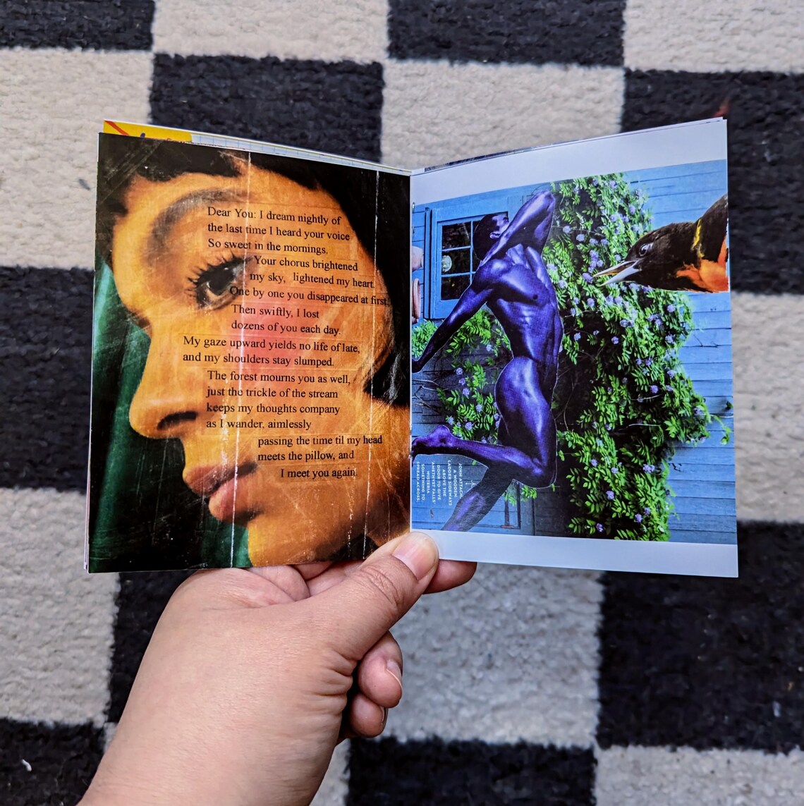 KILR #4 Kris In Love & Recovery ZiNE (perzine, original poetry, chapbook, collage)