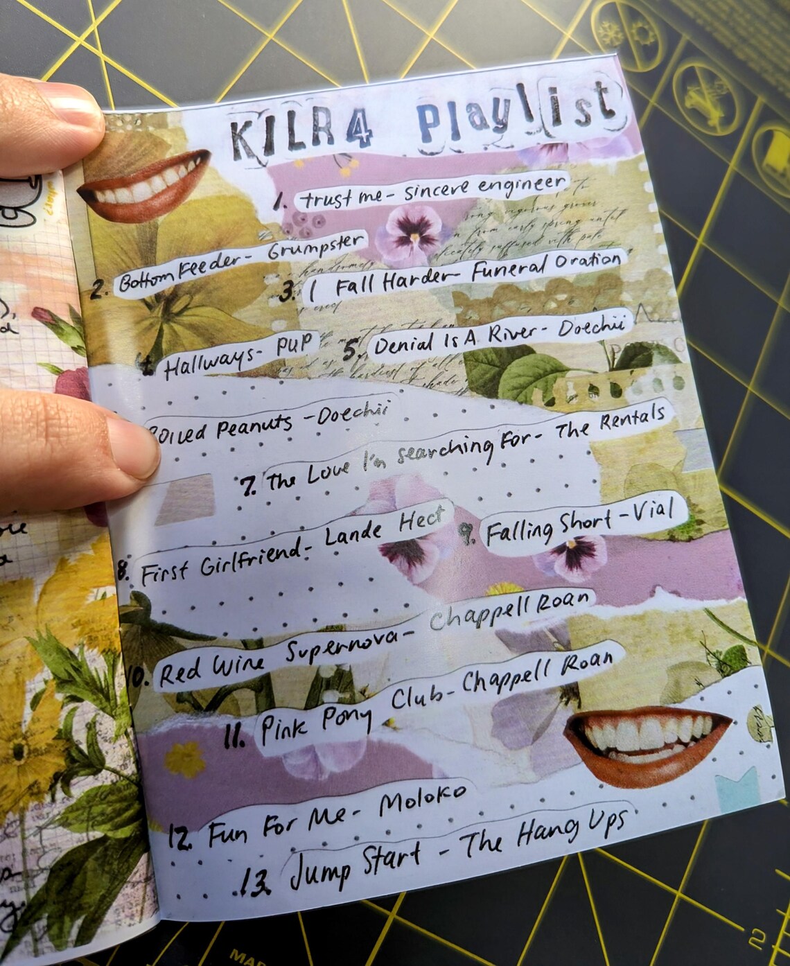 KILR #4 Kris In Love & Recovery ZiNE (perzine, original poetry, chapbook, collage)
