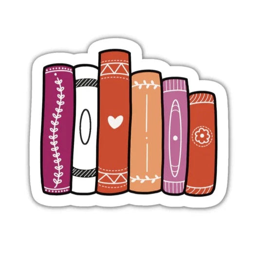 LGBTQ+ Queer Books Stack STICKERs