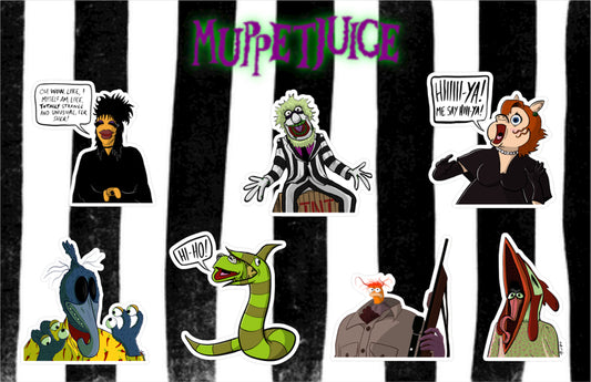 MuppetJuice STICKER SHEET by Matt McGinnis