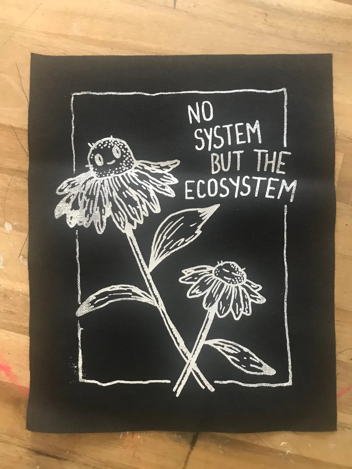 No System But The Ecosystem Flower BACK PATCH