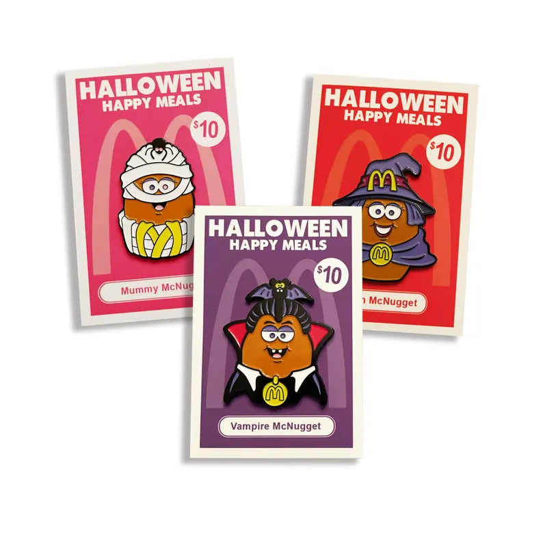 Halloween Nugs ENAMEL PIN by mattcandraw