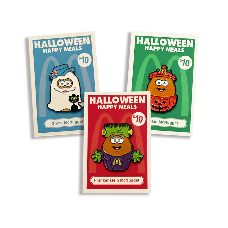 Halloween Nugs ENAMEL PIN by mattcandraw