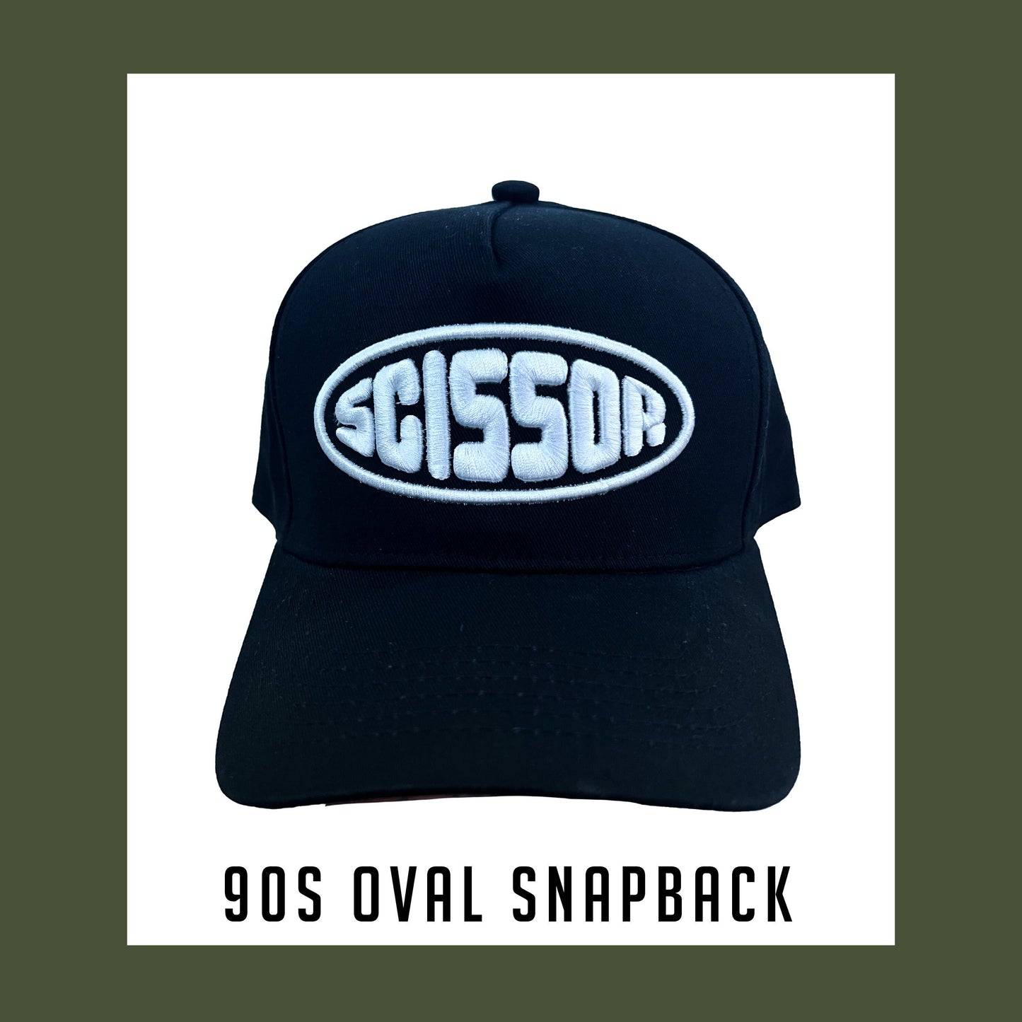 Scissor 90s Oval Snapback HAT