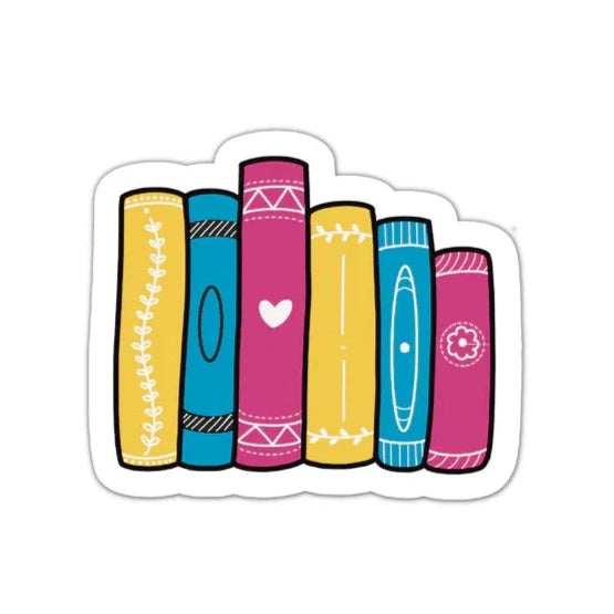 LGBTQ+ Queer Books Stack STICKERs