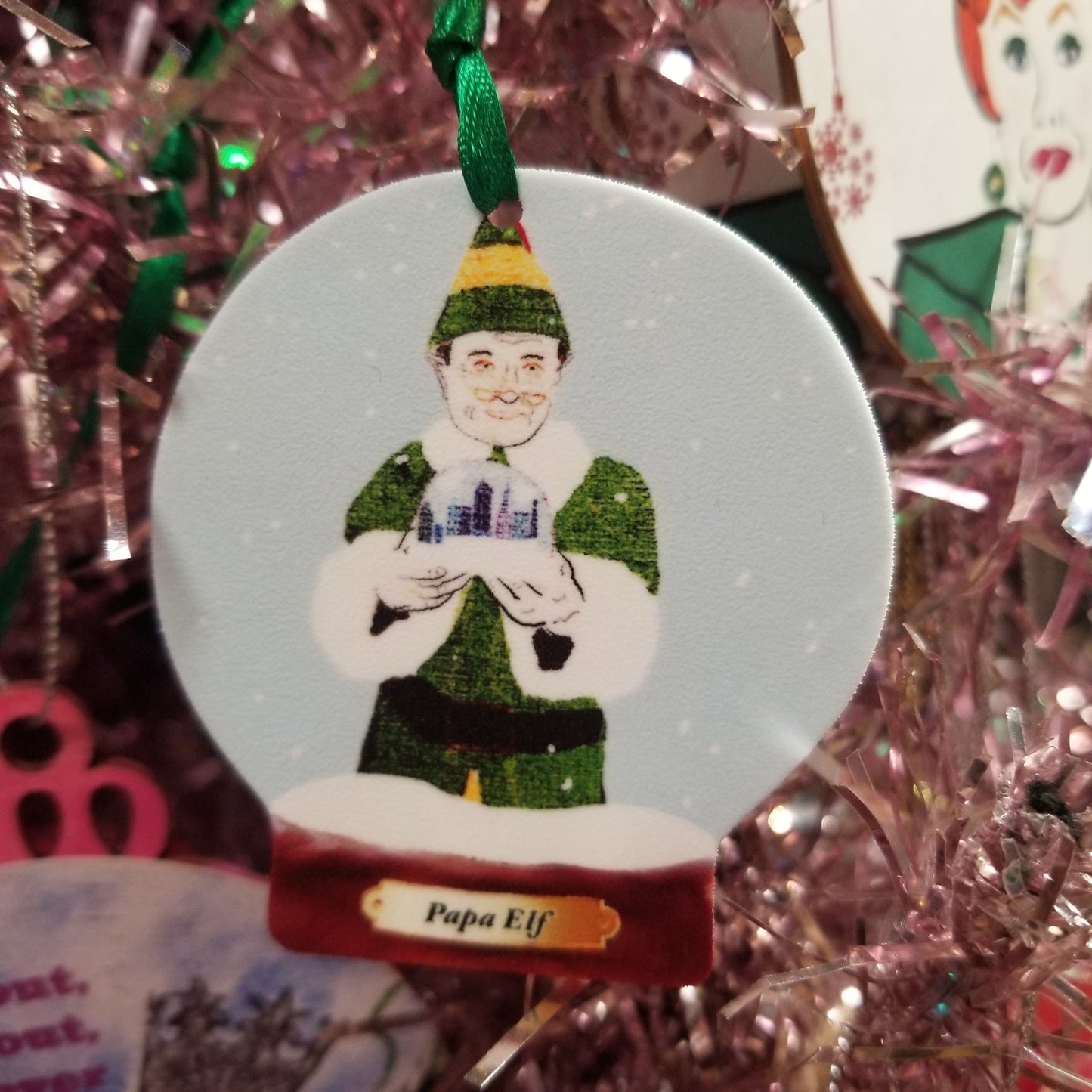 Papa Elf ORNAMENT