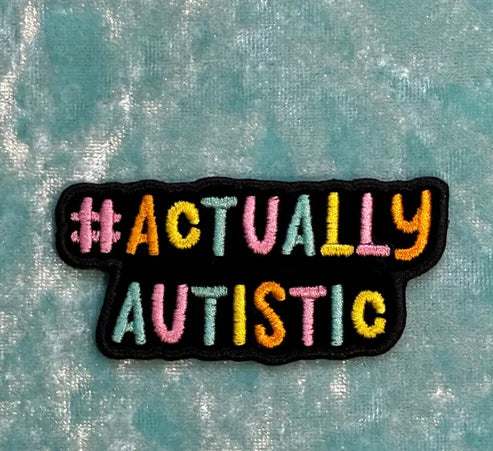 #ActuallyAutistic Iron-on PATCH by fluffmallow