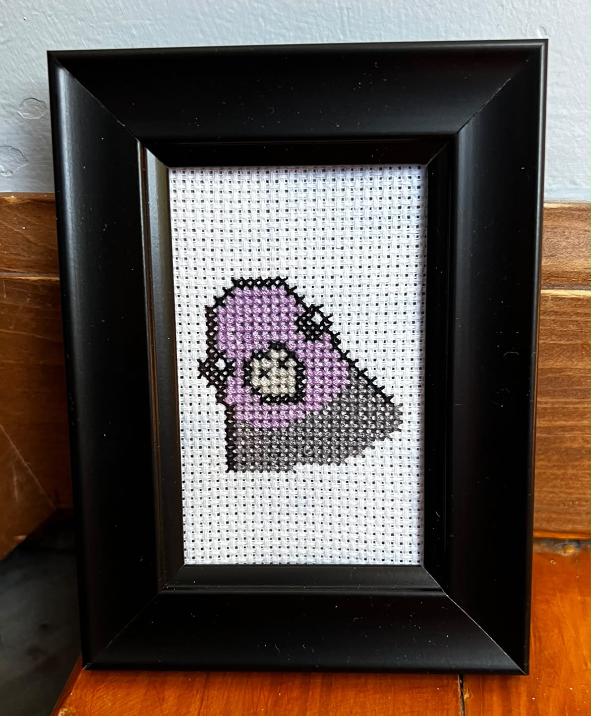 Pigeon Framed Cross-Stitch