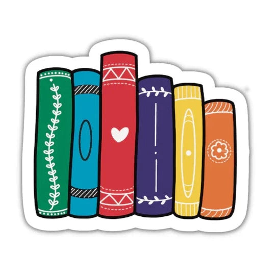 LGBTQ+ Queer Books Stack STICKERs