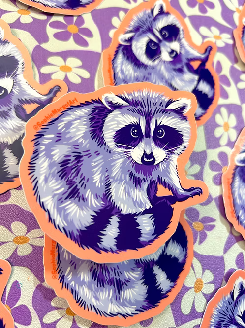 Raccoon Baby STiCKER