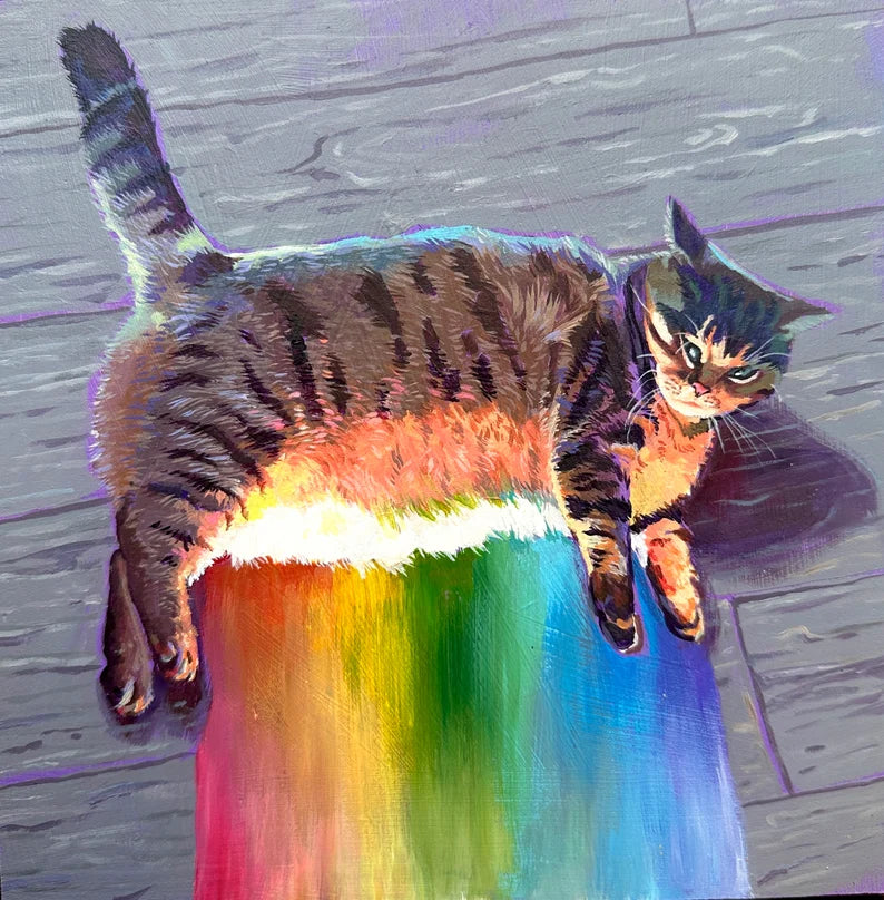 Rainbow Cat PRINT